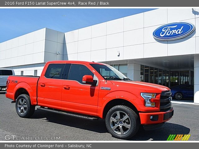 2016 Ford F150 Lariat SuperCrew 4x4 in Race Red