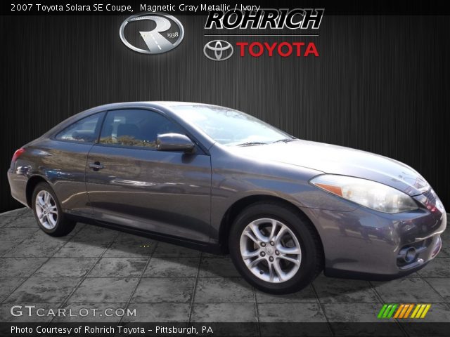 2007 Toyota Solara SE Coupe in Magnetic Gray Metallic