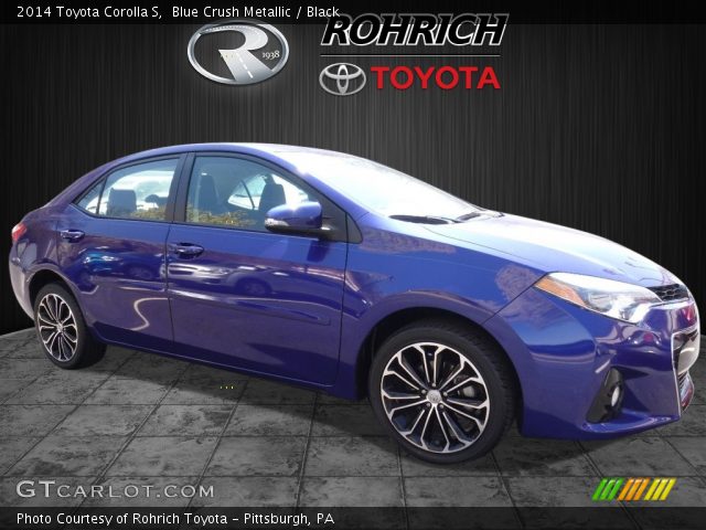 2014 Toyota Corolla S in Blue Crush Metallic