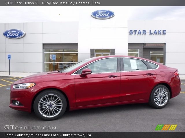 2016 Ford Fusion SE in Ruby Red Metallic
