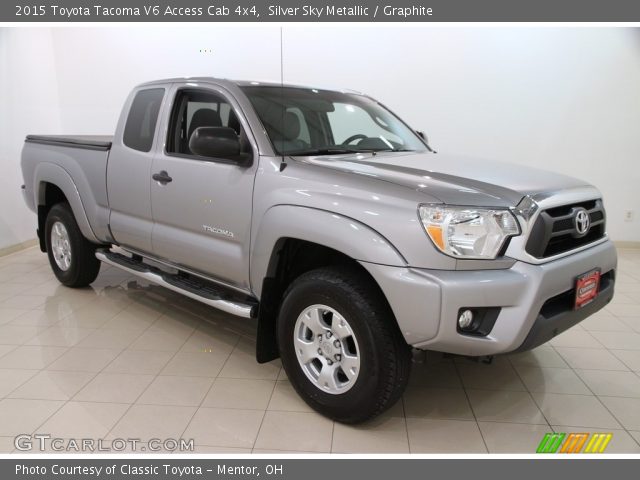 2015 Toyota Tacoma V6 Access Cab 4x4 in Silver Sky Metallic