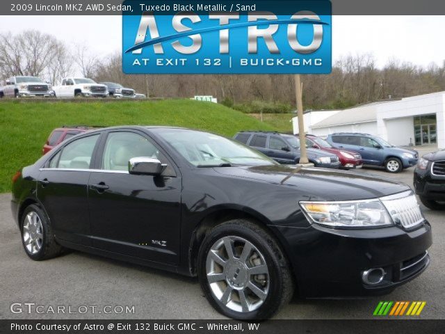 2009 Lincoln MKZ AWD Sedan in Tuxedo Black Metallic