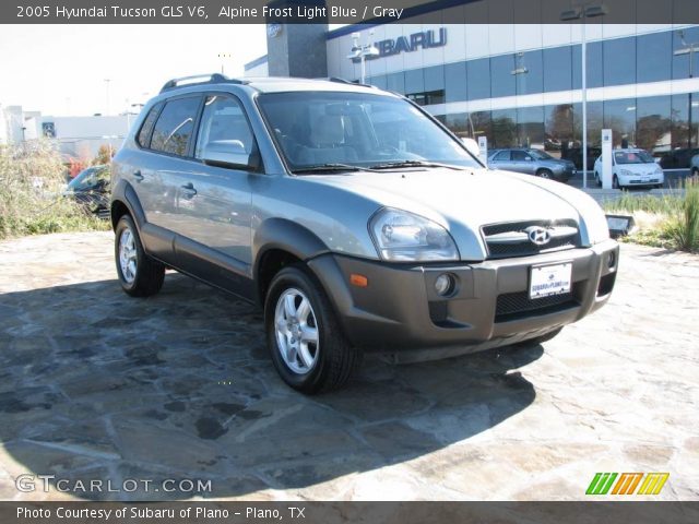 2005 Hyundai Tucson GLS V6 in Alpine Frost Light Blue