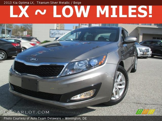 2013 Kia Optima LX in Titanium Silver Metallic