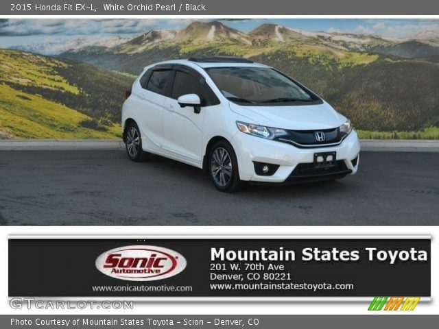 2015 Honda Fit EX-L in White Orchid Pearl