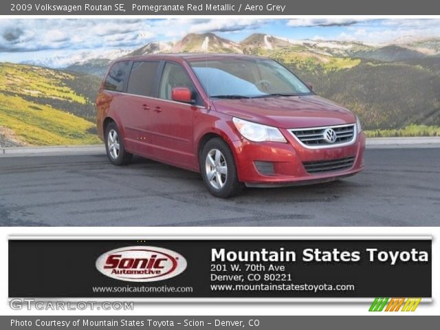 2009 Volkswagen Routan SE in Pomegranate Red Metallic