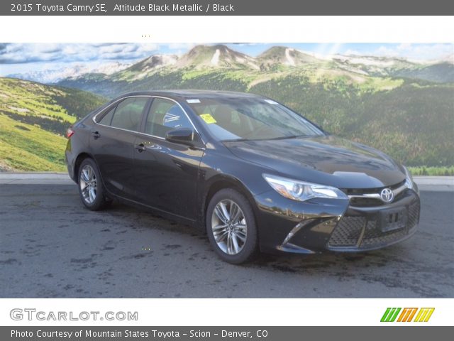 2015 Toyota Camry SE in Attitude Black Metallic