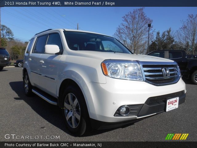 2013 Honda Pilot Touring 4WD in White Diamond Pearl