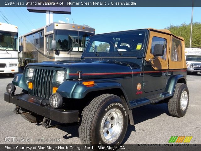 1994 Jeep Wrangler Sahara 4x4 in Hunter Green Metallic