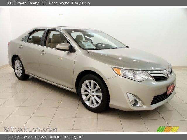 2013 Toyota Camry XLE in Champagne Mica