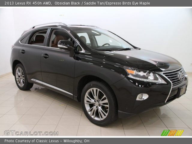 2013 Lexus RX 450h AWD in Obsidian Black