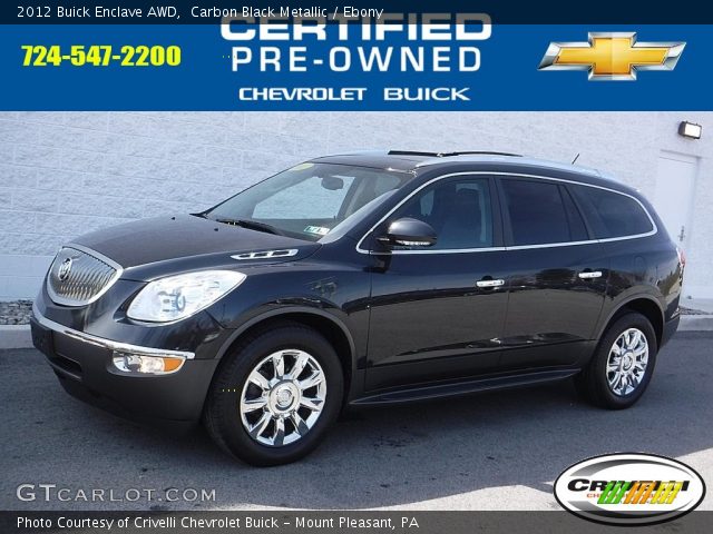 2012 Buick Enclave AWD in Carbon Black Metallic