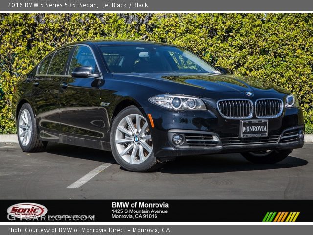2016 BMW 5 Series 535i Sedan in Jet Black
