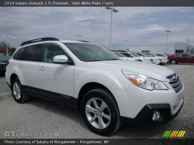 2014 Subaru Outback 2.5i Premium in Satin White Pearl