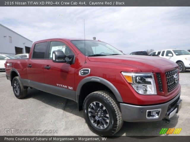 2016 Nissan TITAN XD PRO-4X Crew Cab 4x4 in Cayenne Red
