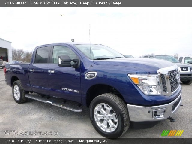 2016 Nissan TITAN XD SV Crew Cab 4x4 in Deep Blue Pearl