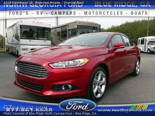 2016 Ford Fusion SE in Ruby Red Metallic