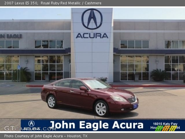 2007 Lexus ES 350 in Royal Ruby Red Metallic
