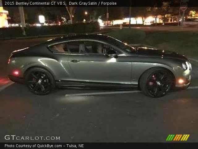 2015 Bentley Continental GT V8 S in Dark Gray Satin