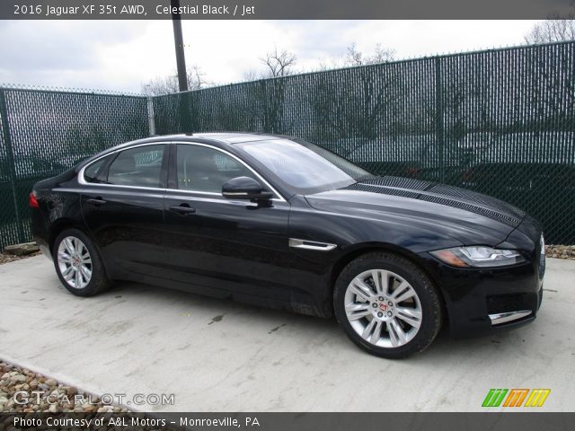 2016 Jaguar XF 35t AWD in Celestial Black