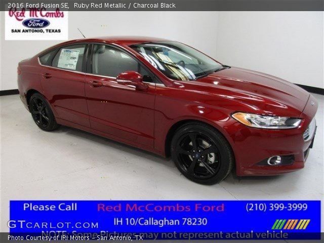 2016 Ford Fusion SE in Ruby Red Metallic