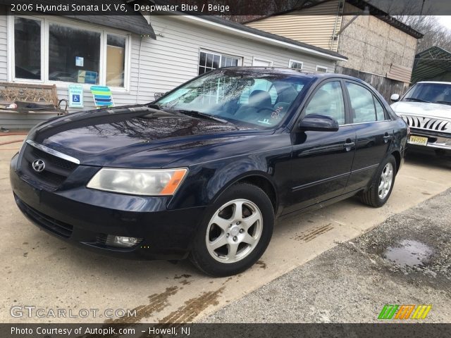 2006 Hyundai Sonata LX V6 in Deepwater Blue