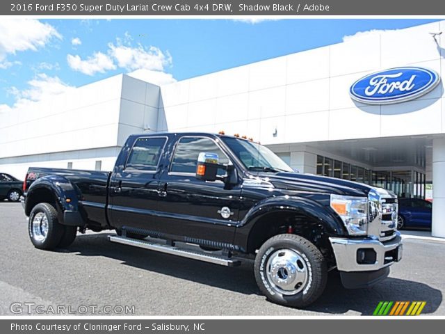 2016 Ford F350 Super Duty Lariat Crew Cab 4x4 DRW in Shadow Black
