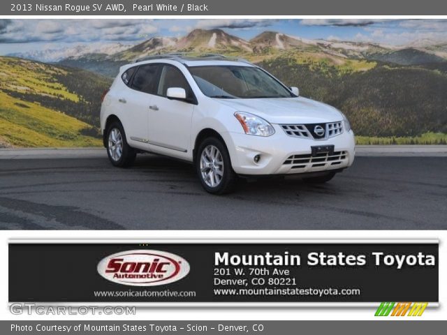 2013 Nissan Rogue SV AWD in Pearl White