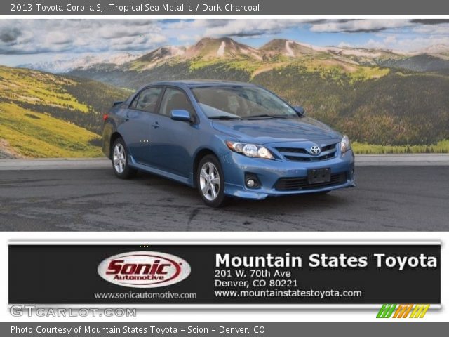 2013 Toyota Corolla S in Tropical Sea Metallic