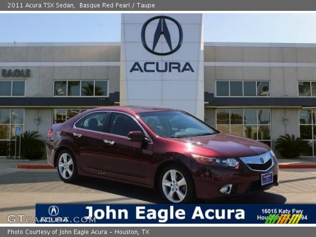 2011 Acura TSX Sedan in Basque Red Pearl