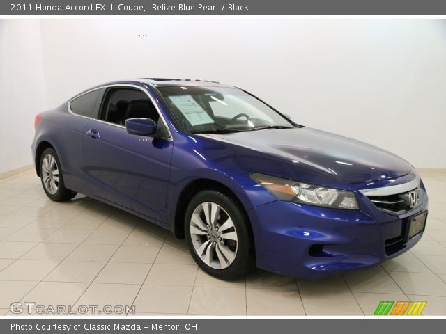 2011 Honda Accord EX-L Coupe in Belize Blue Pearl