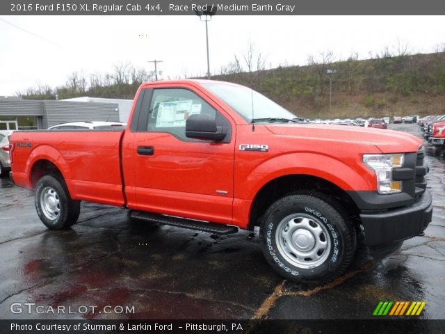 2016 Ford F150 XL Regular Cab 4x4 in Race Red