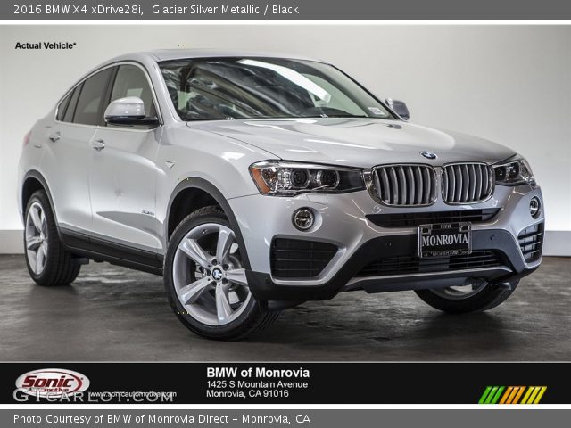 2016 BMW X4 xDrive28i in Glacier Silver Metallic