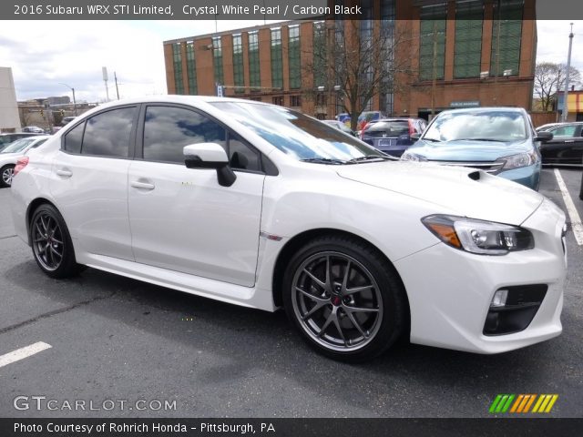 2016 Subaru WRX STI Limited in Crystal White Pearl