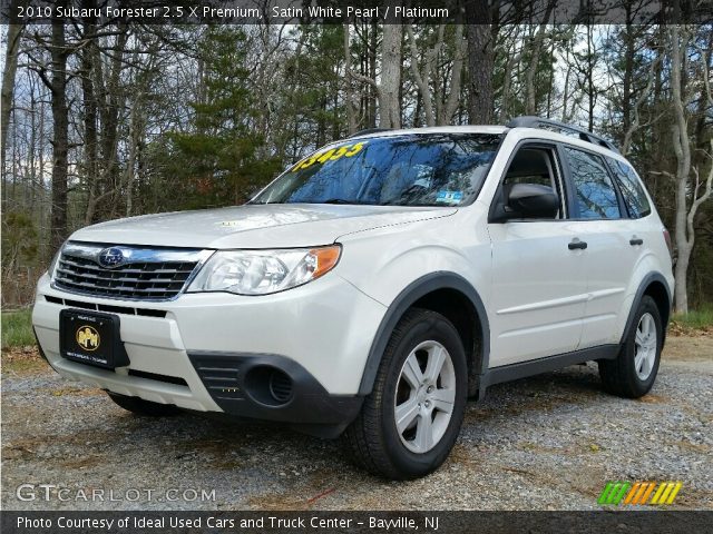 2010 Subaru Forester 2.5 X Premium in Satin White Pearl