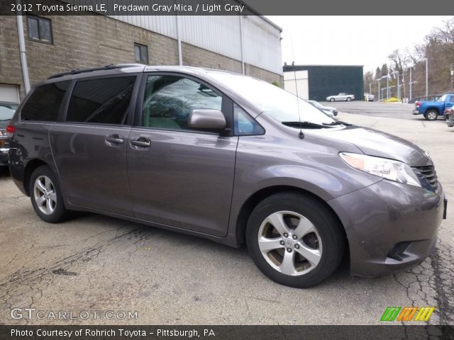 2012 Toyota Sienna LE in Predawn Gray Mica