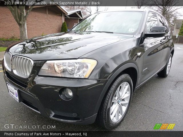 2013 BMW X3 xDrive 28i in Black Sapphire Metallic