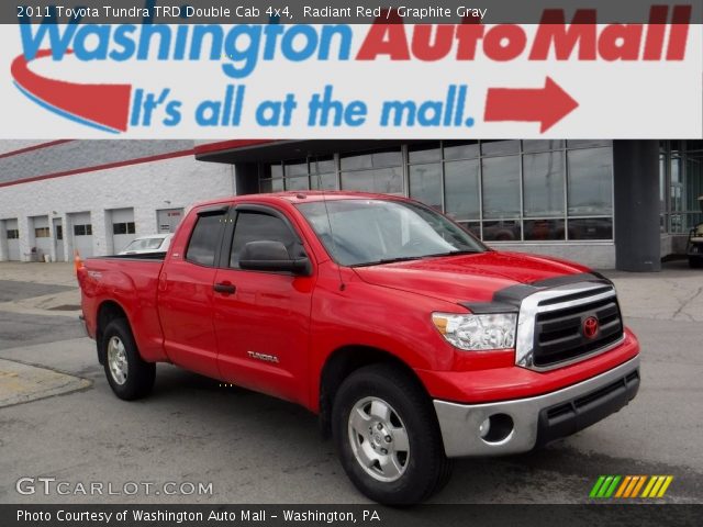 2011 Toyota Tundra TRD Double Cab 4x4 in Radiant Red