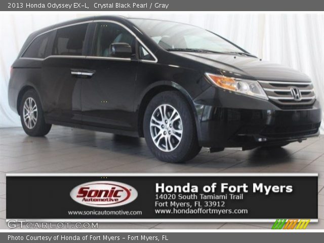 2013 Honda Odyssey EX-L in Crystal Black Pearl