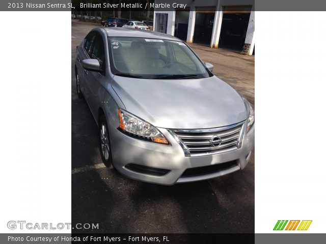 2013 Nissan Sentra SL in Brilliant Silver Metallic