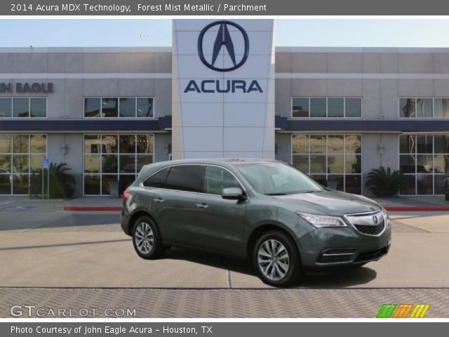 2014 Acura MDX Technology in Forest Mist Metallic