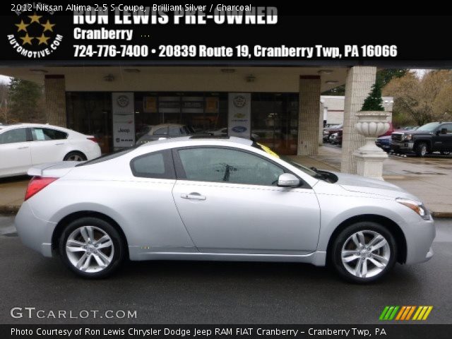 2012 Nissan Altima 2.5 S Coupe in Brilliant Silver