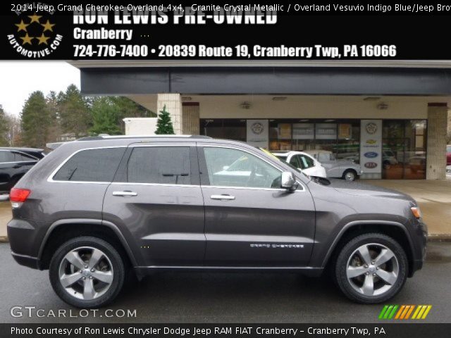 2014 Jeep Grand Cherokee Overland 4x4 in Granite Crystal Metallic