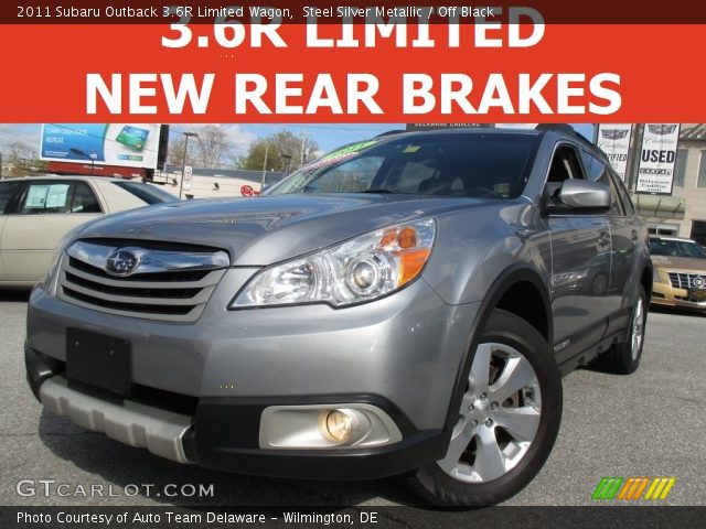 2011 Subaru Outback 3.6R Limited Wagon in Steel Silver Metallic
