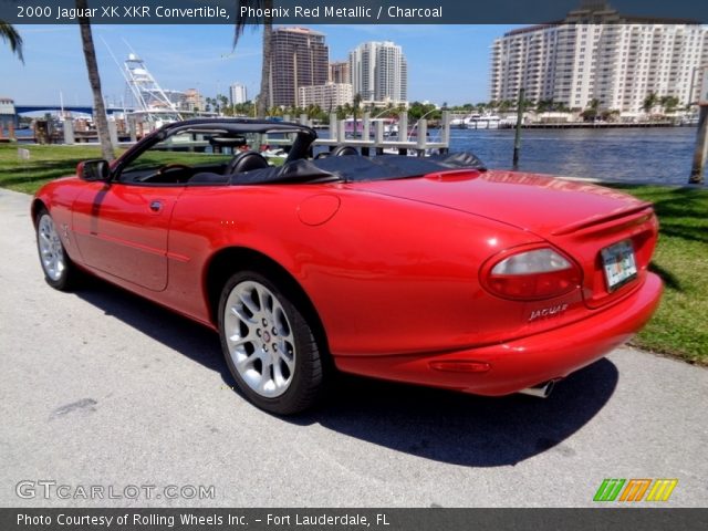 2000 Jaguar XK XKR Convertible in Phoenix Red Metallic