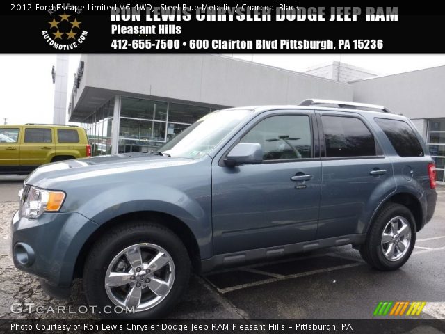 2012 Ford Escape Limited V6 4WD in Steel Blue Metallic