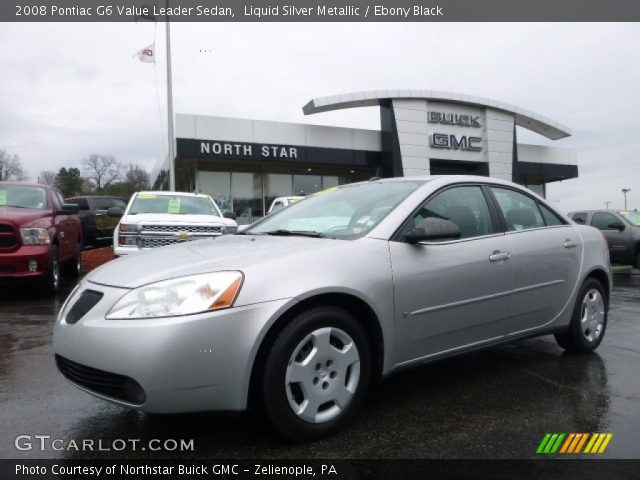 2008 Pontiac G6 Value Leader Sedan in Liquid Silver Metallic