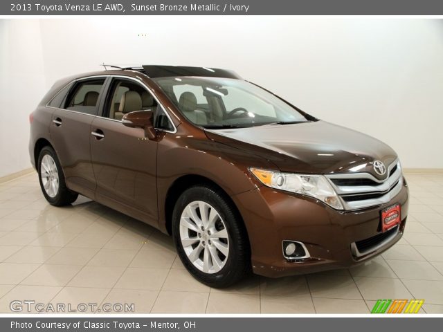 2013 Toyota Venza LE AWD in Sunset Bronze Metallic