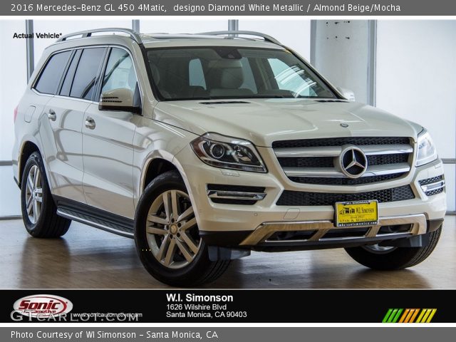 2016 Mercedes-Benz GL 450 4Matic in designo Diamond White Metallic