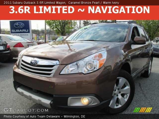 2011 Subaru Outback 3.6R Limited Wagon in Caramel Bronze Pearl